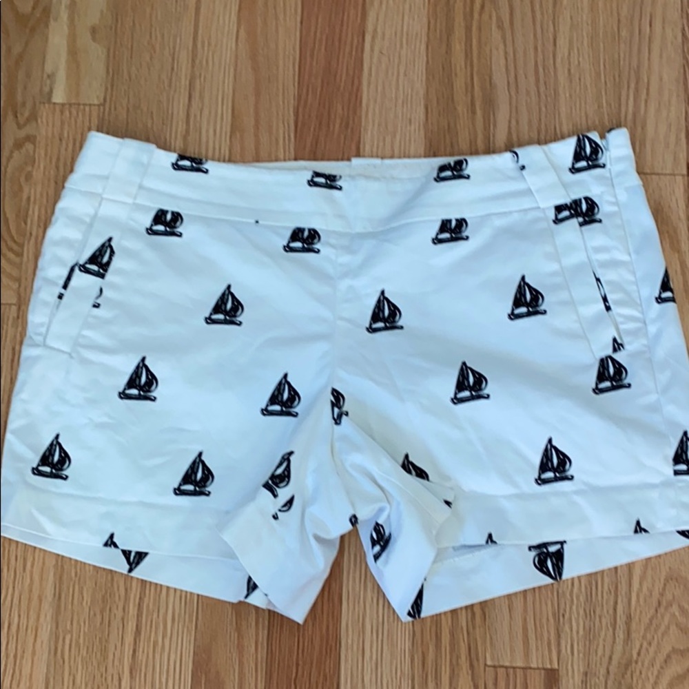Jcrew sailboat shorts (size 14)